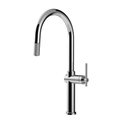 GESSI mitigeur robinet de cuisine avec douchette extractible 60672 HABITO Collection