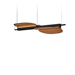 LZF LUZIFER lampe à suspension OMMA 2 LEAVES Dim 0-10V 2700K