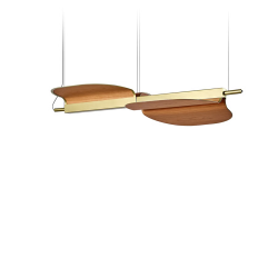 LZF LUZIFER lampe à suspension OMMA 2 LEAVES Dim 0-10V 3000K