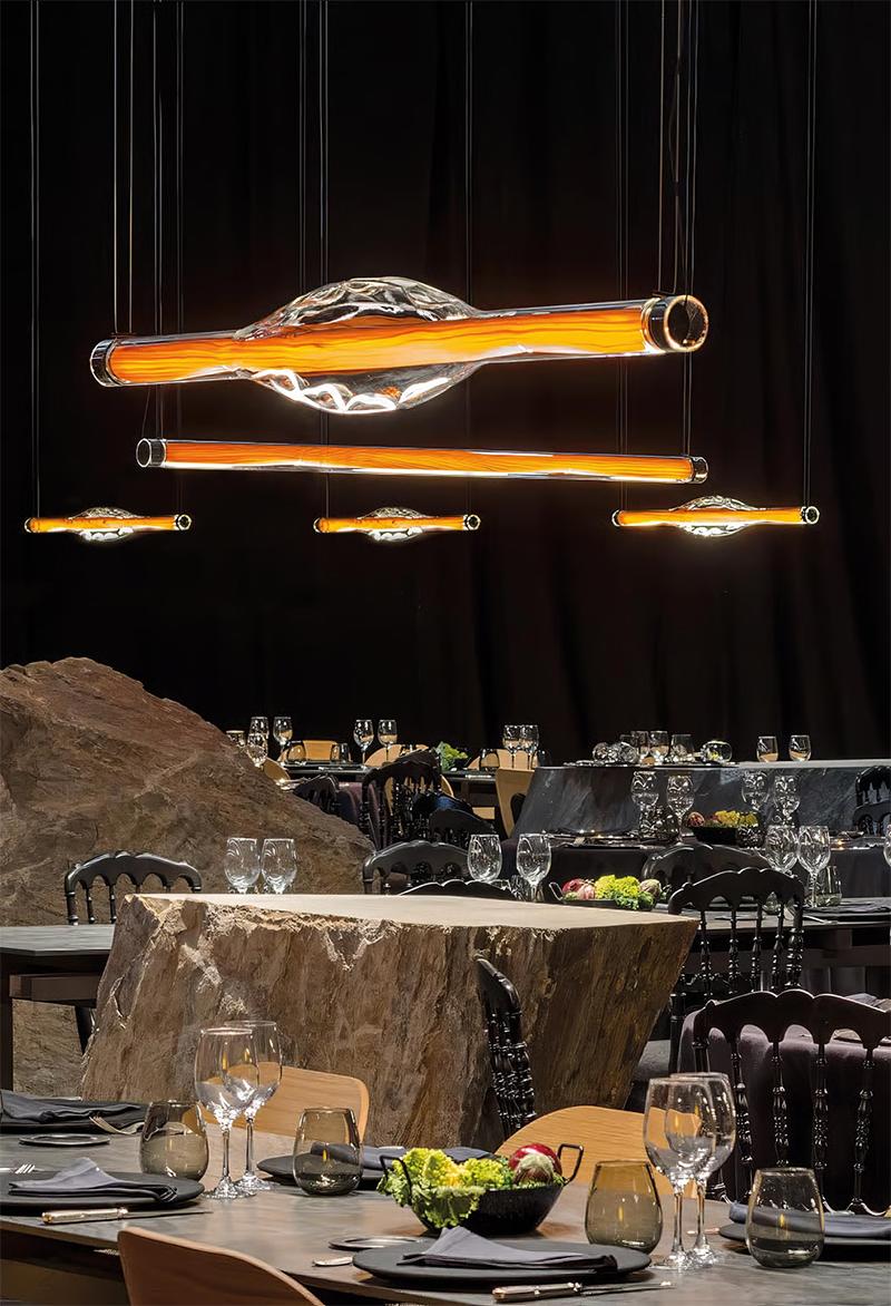 LZF LUZIFER lampe à suspension ESTELA HORIZONTAL LONG 3000K dimmer DALI