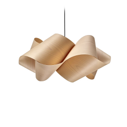 LZF LUZIFER lampe à suspension SWIRL LARGE rosace noir