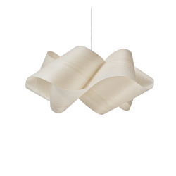 LZF LUZIFER lampe à suspension SWIRL LARGE rosace nickel