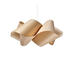 LZF LUZIFER lampe à suspension SWIRL LARGE rosace nickel