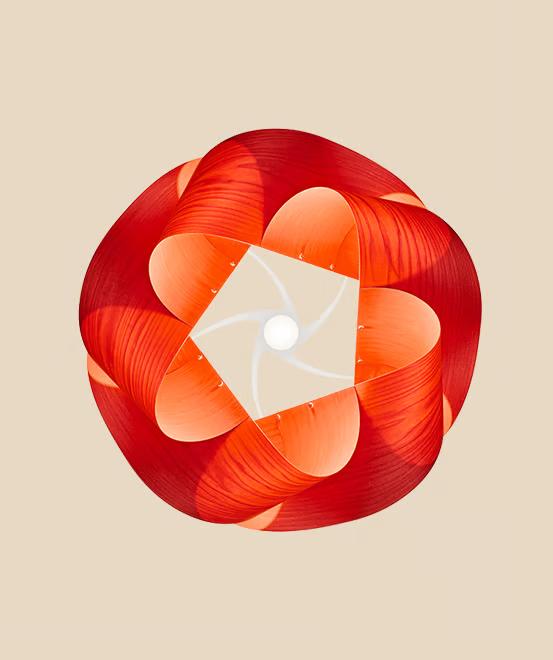 LZF LUZIFER lampe à suspension SWIRL LARGE rosace noir