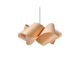 LZF LUZIFER lampe à suspension SWIRL SMALL rosace noir