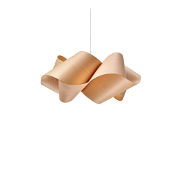 LZF LUZIFER lampe à suspension SWIRL SMALL rosace nickel