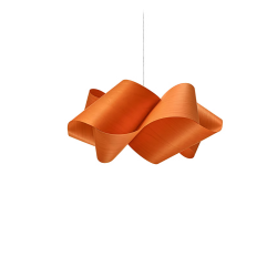 LZF LUZIFER lampe à suspension SWIRL SMALL rosace nickel