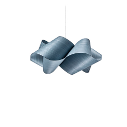 LZF LUZIFER lampe à suspension SWIRL SMALL rosace nickel