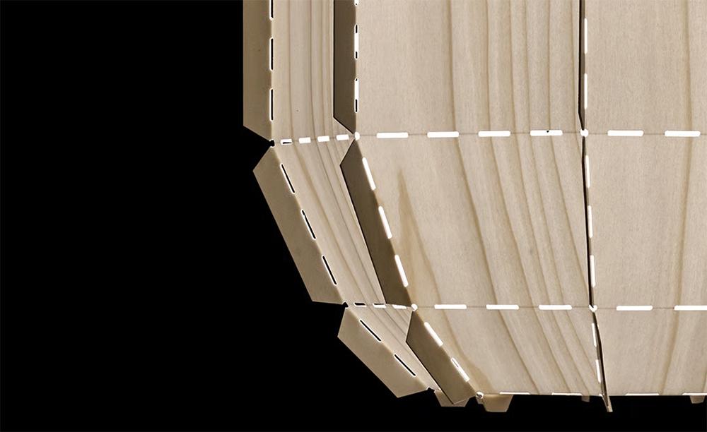 LZF LUZIFER lampe à suspension STITCHES TOMBUCTÚ