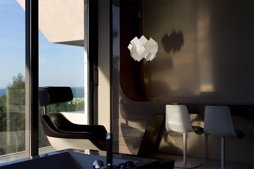 LZF LUZIFER lampe à suspension ESCAPE rosace noire