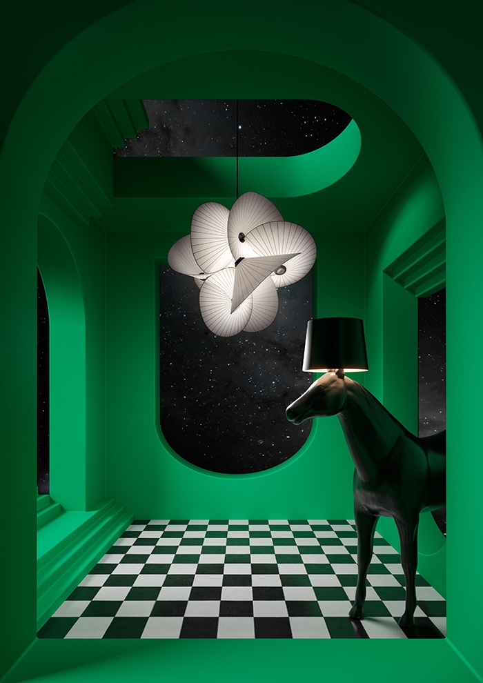 MOOOI lampe à suspension SERPENTINE LIGHT