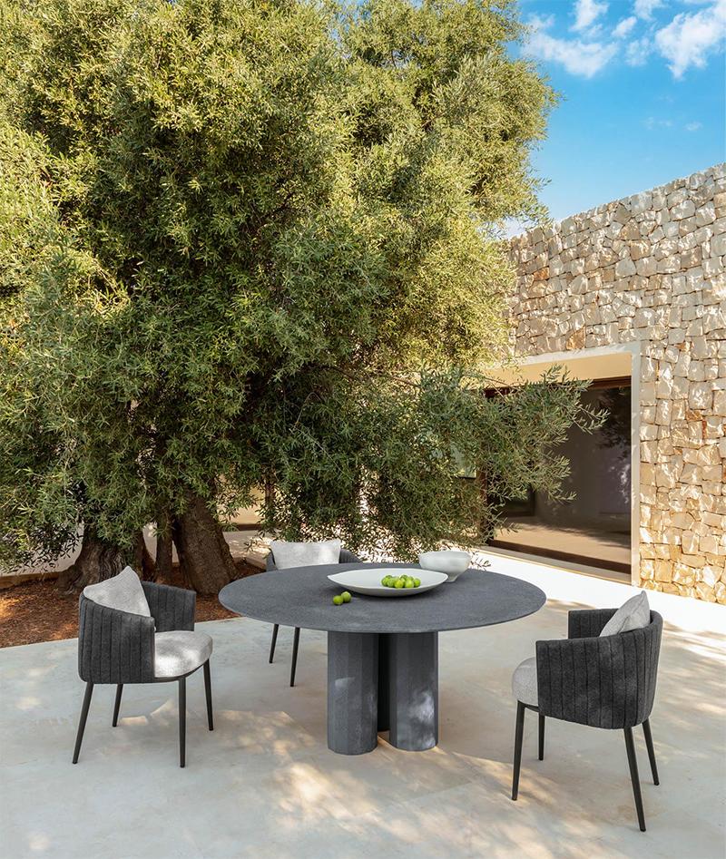 TALENTI chaise avec accoudoir d'extérieur SALINAS Collection Icon