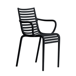 DRIADE set de 4 chaises avec accoudoirs PIP-E