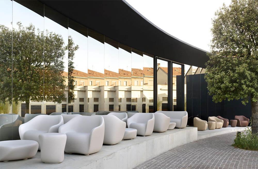 SLIDE fauteuil pour l'extérieur REBORN CHAIR