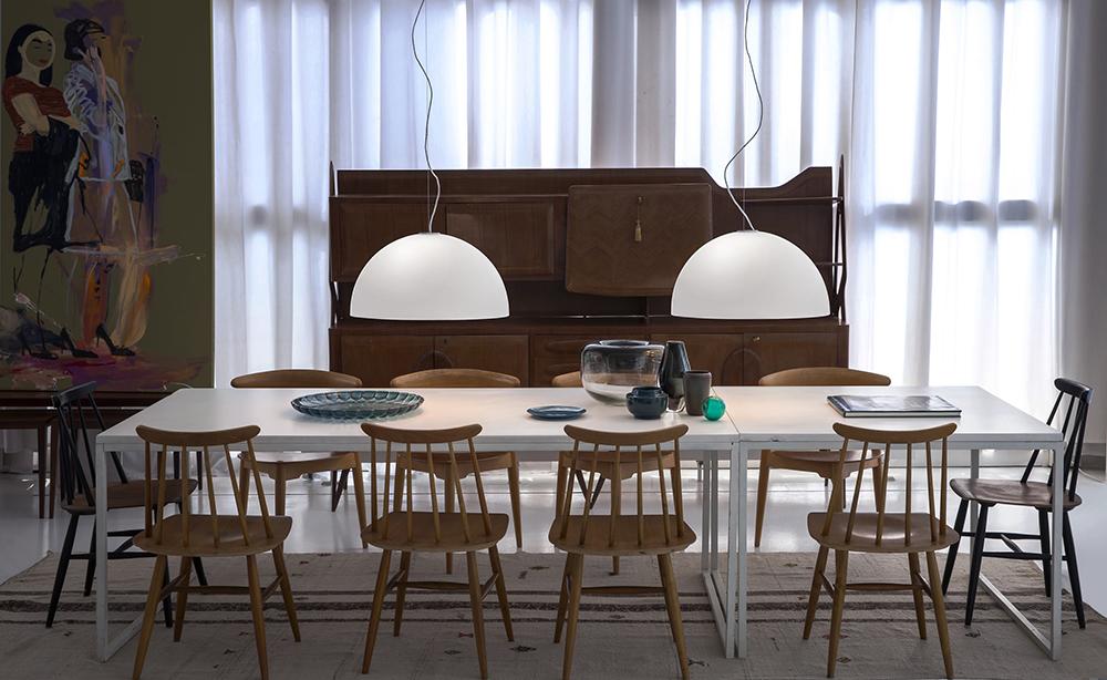 OLUCE lampe à suspension SONORA