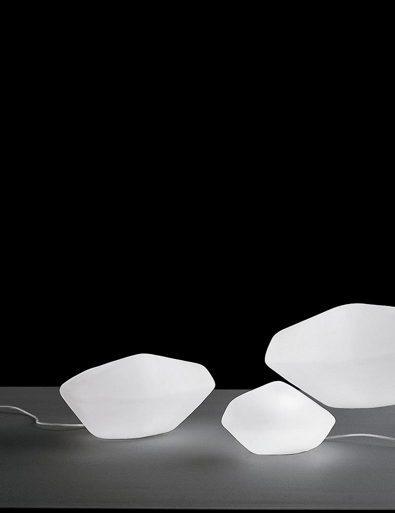 OLUCE lampadaire lampe de table STONES pour extérieur