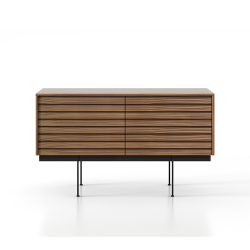 PUNT MOBLES buffet meuble SUSSEX 201 avec 2 portes avec la base H 29 cm