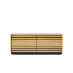PUNT MOBLES buffet meuble SUSSEX 201 avec 2 portes avec la base H 6 cm