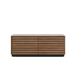PUNT MOBLES buffet meuble SUSSEX 201 avec 2 portes avec la base H 6 cm