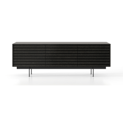 PUNT MOBLES buffet meuble SUSSEX 301 avec 3 portes avec la base H 17 cm