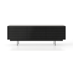 PUNT MOBLES buffet meuble SUSSEX 301 avec 3 portes avec la base H 17 cm