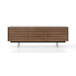 PUNT MOBLES buffet meuble SUSSEX 301 avec 3 portes avec la base H 17 cm