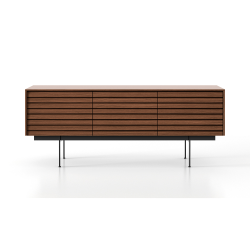 PUNT MOBLES buffet meuble SUSSEX 301 avec 3 portes avec la base H 29 cm
