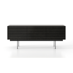 PUNT MOBLES buffet meuble SUSSEX 301 avec 3 portes avec la base H 29 cm