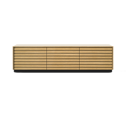 PUNT MOBLES buffet meuble SUSSEX 301 avec 3 portes avec la base H 6 cm