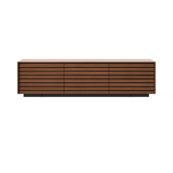 PUNT MOBLES buffet meuble SUSSEX 301 avec 3 portes avec la base H 6 cm