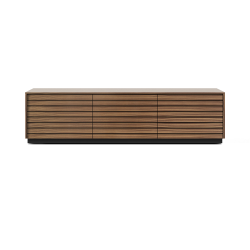 PUNT MOBLES buffet meuble SUSSEX 301 avec 3 portes avec la base H 6 cm
