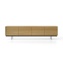 PUNT MOBLES buffet meuble SUSSEX 401 avec 4 portes avec la base H 17 cm