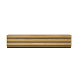 PUNT MOBLES buffet meuble SUSSEX 401 avec 4 portes avec la base H 6 cm