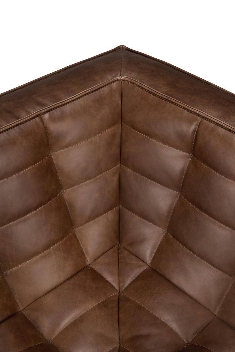 ETHNICRAFT canapé modulaire d'angle carré N701 90°