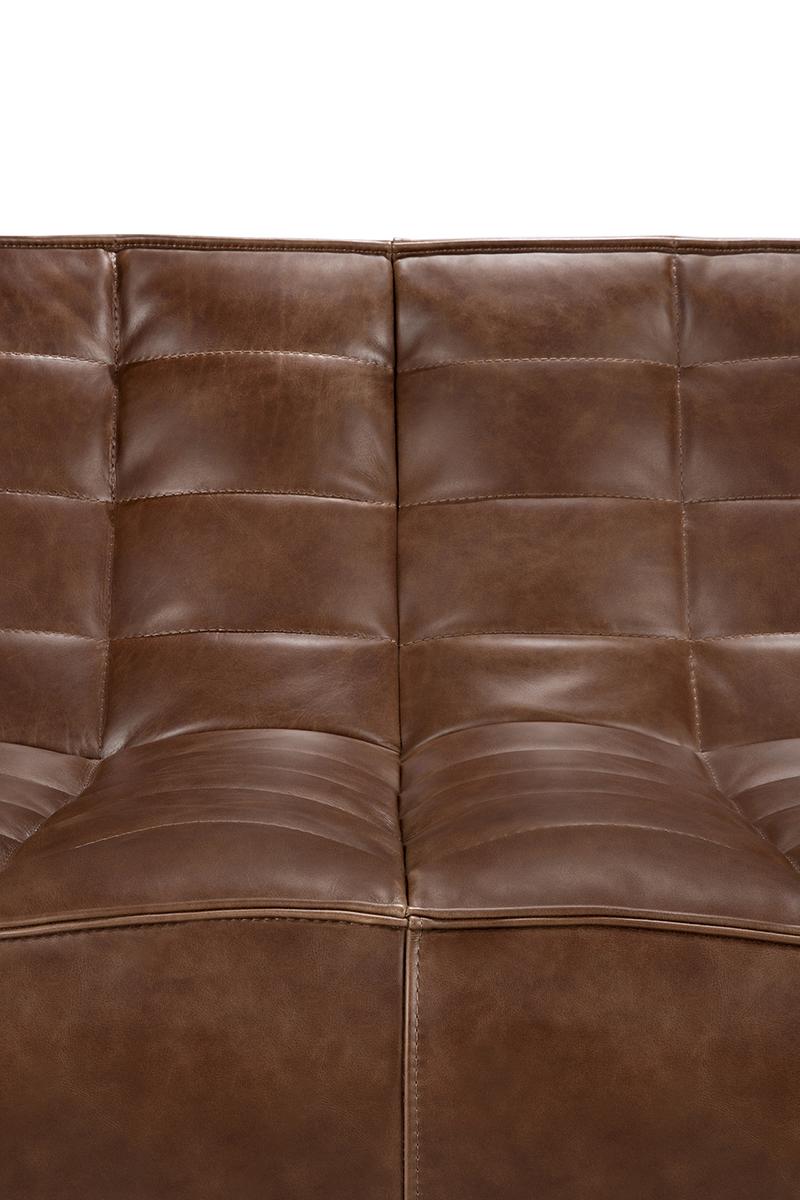 ETHNICRAFT canapé modulaire d'angle carré N701 90°