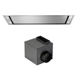 FALMEC hotte au plafond STELLA EVO INOX 120 cm avec Moteur sous combles 950 m3/h [DERNIÈRE PIÈCE]