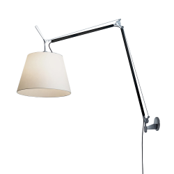 ARTEMIDE lampe murale applique TOLOMEO MEGA LED 2700K Ø 36 cm avec dimmer sur tête