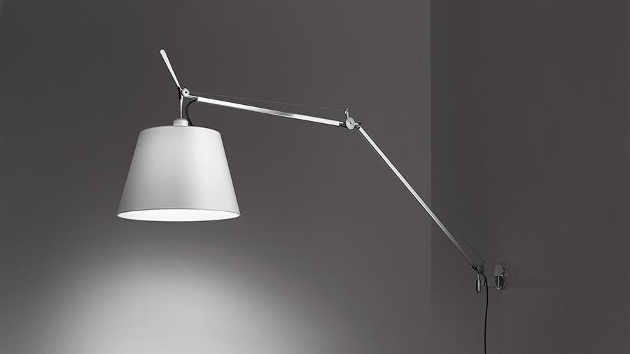 ARTEMIDE lampe murale applique TOLOMEO MEGA LED 3000K Ø 36 cm avec dimmer sur tête