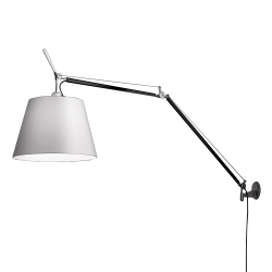ARTEMIDE lampe murale applique TOLOMEO MEGA LED 3000K Ø 36 cm avec dimmer sur tête