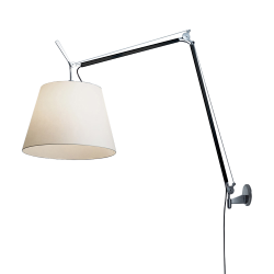 ARTEMIDE lampe murale applique TOLOMEO MEGA LED 3000K Ø 42 cm avec dimmer sur tête