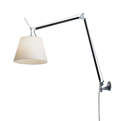 ARTEMIDE lampe murale applique TOLOMEO MEGA LED 2700K Ø 32 cm avec dimmer sur câble