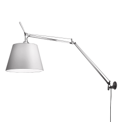 ARTEMIDE lampe murale applique TOLOMEO MEGA LED 2700K Ø 36 cm avec dimmer sur câble