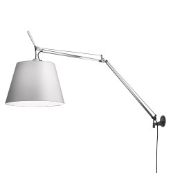 ARTEMIDE lampe murale applique TOLOMEO MEGA LED 2700K Ø 42 cm avec dimmer sur câble