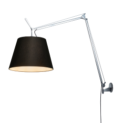 ARTEMIDE lampe murale applique TOLOMEO MEGA LED 3000K Ø 42 cm avec dimmer sur câble