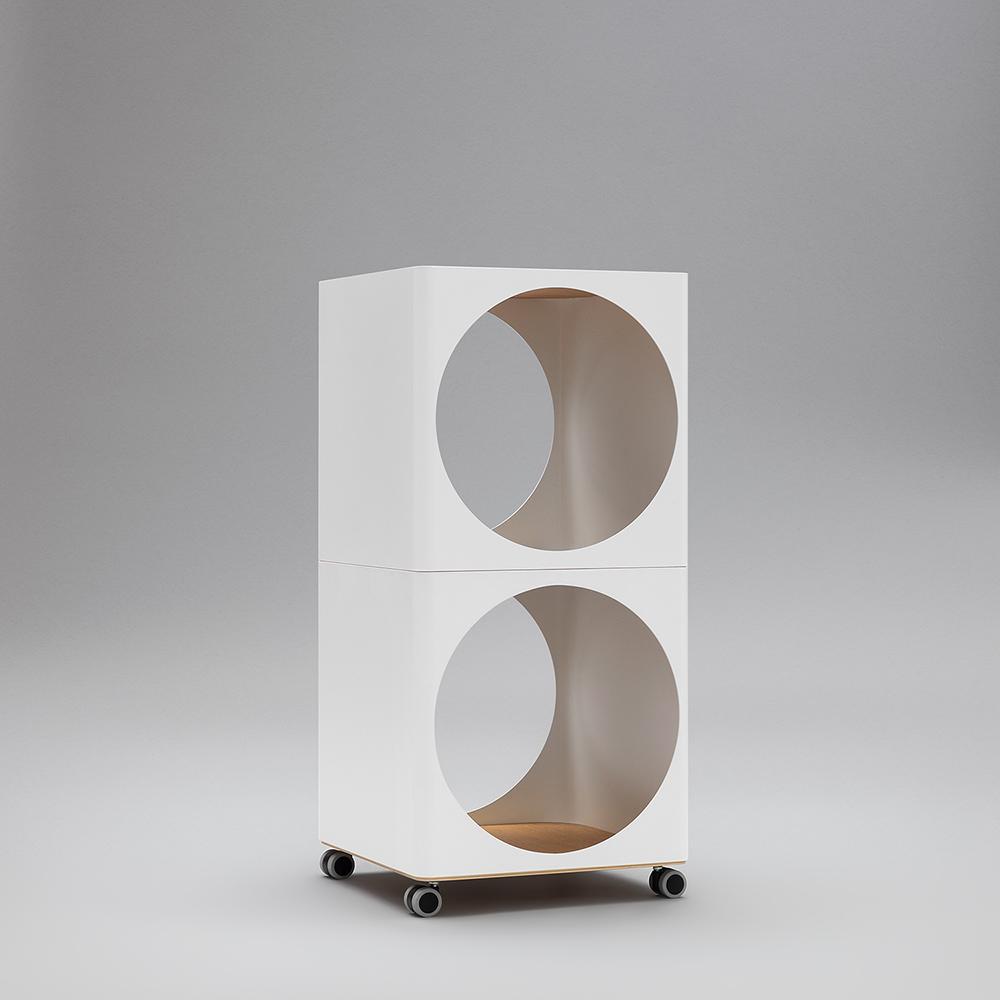 B-LINE table de rangement modulaire RING avec roulettes