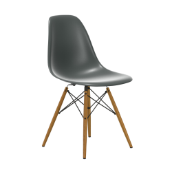 VITRA chaise avec base en cendre miel Eames Plastic Side Chair DSW NOUVELLES DIMENSIONS