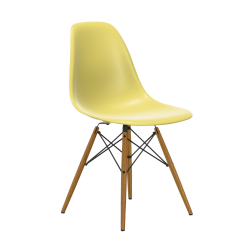 VITRA chaise avec base en cendre miel Eames Plastic Side Chair DSW NOUVELLES DIMENSIONS