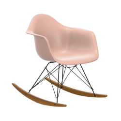 VITRA RAR fauteuil à bascule Eames Plastic Armchair base basic dark et érable doré