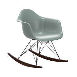 VITRA RAR fauteuil à bascule Eames Plastic Armchair base basic dark et érable foncé