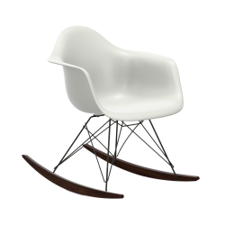 VITRA RAR fauteuil à bascule Eames Plastic Armchair base basic dark et érable foncé